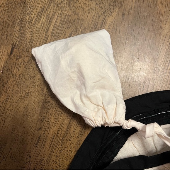 NWT Maeve by Anthropologie Pin-stuck Open Back Elegant Strapless White Dress M - Picture 6 of 13